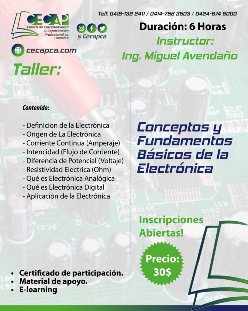 Taller: Conceptos y Fundamentos Básicos de la Electrónica